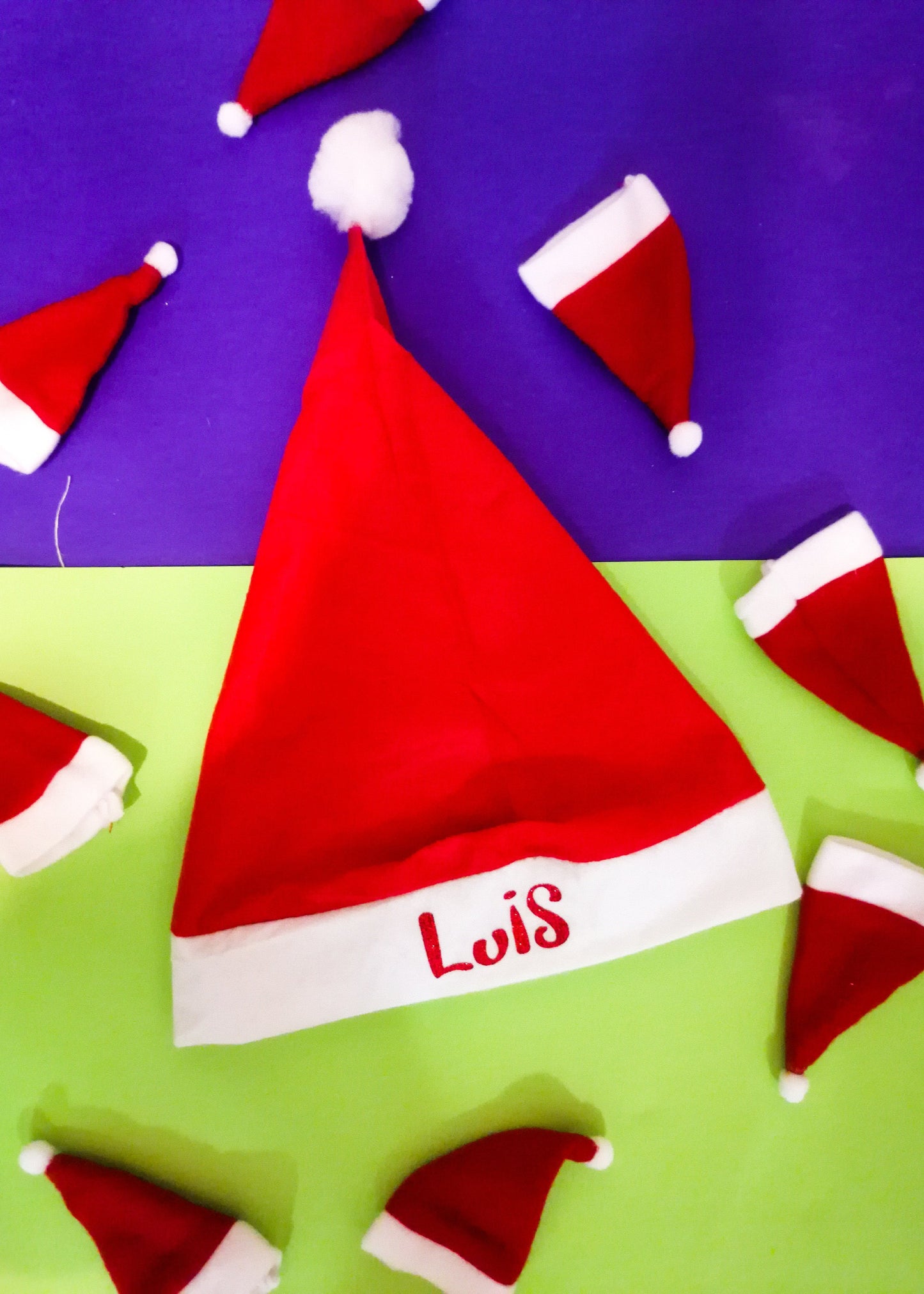 Gorros navideños 🎅🏼 con nombre