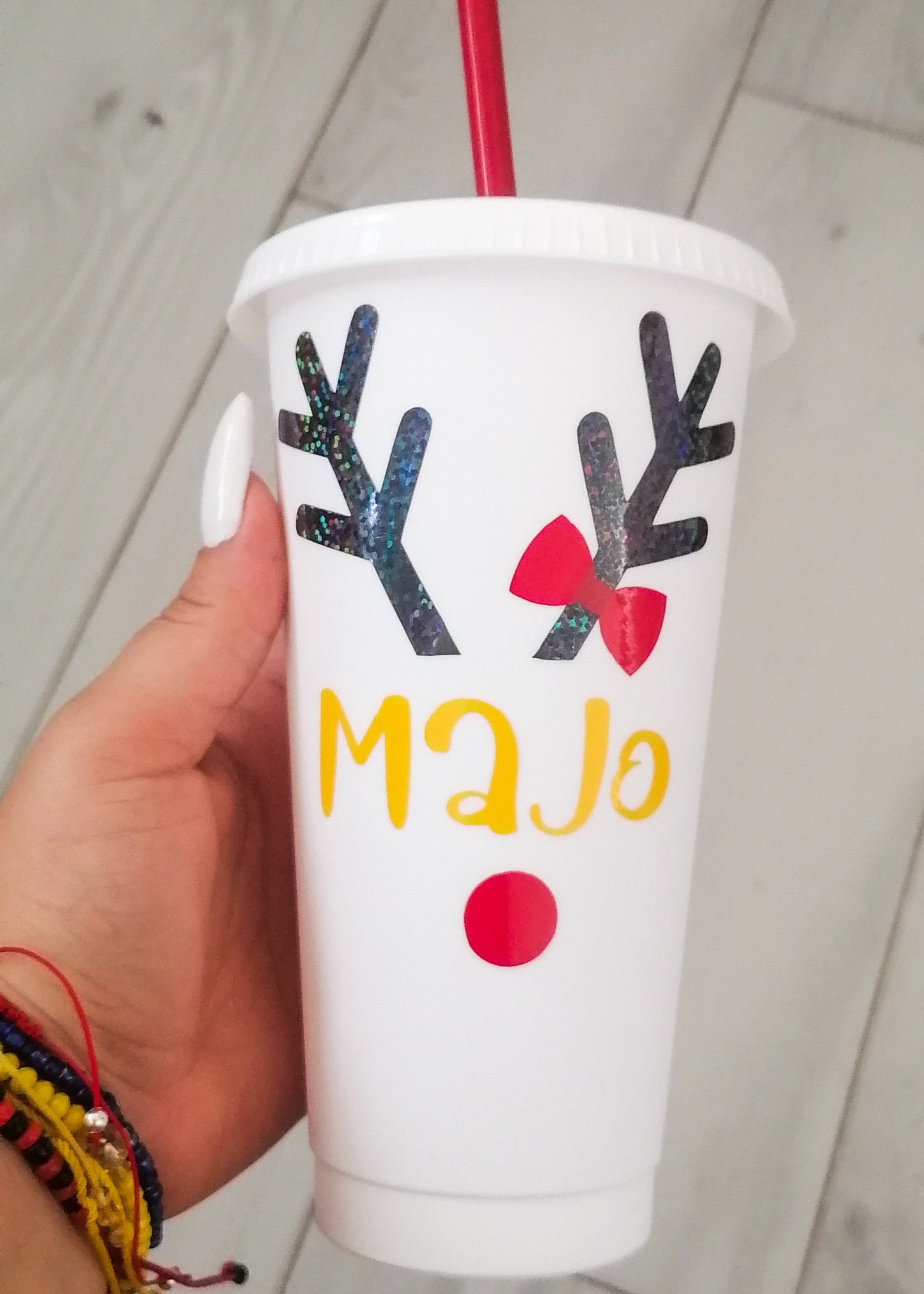 Vaso Navideño 🫎 Reno