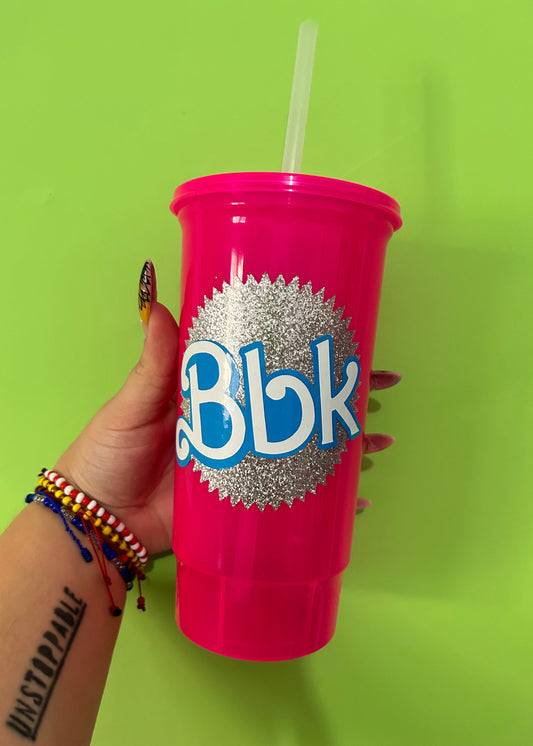 Vaso Barbie 🩷 con tu nombre