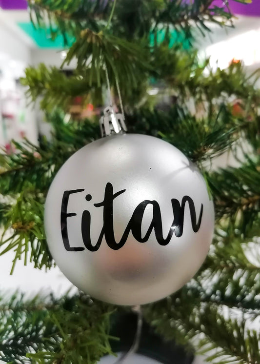 Esfera 🎄 Plata Mate